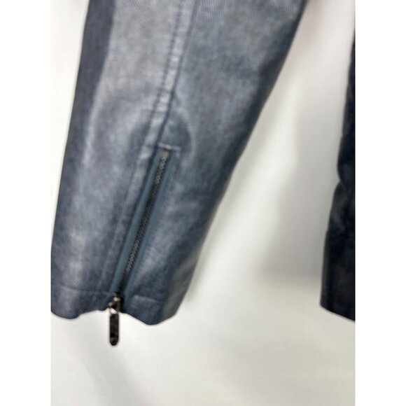 NWT Mens American Breed Blue Denim Jacket 100% Pleater Motorcycle Lining Medium - Picture 11 of 16